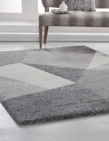 Elisa Charcoal/Grey/Ivory Area Rug 8x10