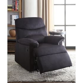 Arcadia Recliner (Motion) in Black Woven Fabric