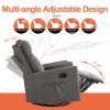 Manual Recliner Chair Winback Single Sofa,Grey