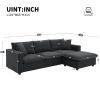 [VIDEO provided] [New] 100.4*64.6" Modern Sectional Sofa,L-shaped Couch Set with 2 Free pillows