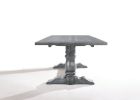 ACME Leventis Dining Table in Weathered Gray 66180