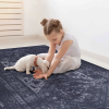 Area Rug 5x8, Washable Rug, Low-Pile, Non-Slip, Non-Shedding, Foldable, Kid & Pet Friendly - Area Rugs for living room, bedroom, kitchen