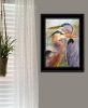 "Blue Heron Duet" by Stellar Design Studio, Ready to Hang Framed Print, Black Frame