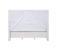 ACME Katia Eastern King Bed in Gray Linen & White Finish BD00659EK