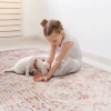 Naar 5x8 Area Rug, Washable Rug, Low-Pile, Non-Slip, Non-Shedding, Foldable, Kid & Pet Friendly - Area Rugs for living room, bedroom, kitchen