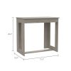 Desk Honolulu, Writing Desk, Light Gray Finish