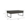 Suffolk Rectangle Lift Top Coffee Table Carbon Espresso