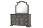 Grace King 4 Pc Bedroom set in Gray