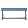 TREXM Console Table 63" Long Console Table with Drawers and Shelf for Entryway, Hallway, Living Room (Navy, OLD SKU: WF299371AAM)