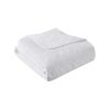 Oversized Quilted Throw White 60x70"