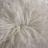 "Decorative" Shaggy Pillow with Lurex (18-in x 18-in)