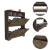 Brandford Shoe Rack, Superior Top, Two Shelves