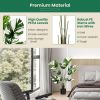 2 Pack 4 Feet Artificial Monstera Deliciosa Plants for Home Office