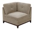 Camel Chenille Fabric Modular Sectional 9pc Set Living Room Furniture Corner Sectional Couch 3x Corner Wedge 4x Armless Chairs and 2x Ottomans Tufted