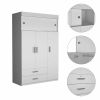 Kingswood 2-Drawer Rectangle Armoire White