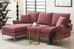 [VIDEO provided] [New]84 " Convertible Sectional Sofa, Modern Chenille L-Shaped Sofa Couch with Reversible Chaise Lounge, Fit for Living Room, Apartme