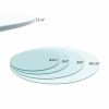 24" Inch Round Tempered Glass Table Top Clear Glass 1/4" Inch Thick Flat Polished Edge