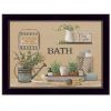 "Farmhouse Bath II" By Pam Britton, Ready to Hang Framed Print, Black Frame