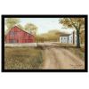 Trendy Decor 4U "Summer in the Country" Framed Wall Art, Modern Home Decor Framed Print for Living Room