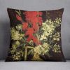 Vase with Gladioli and Carnations by Van Gogh Cushion