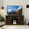 Farmhouse Barn door TV Media Stand Modern Entertainment Console for TV Up to 65" with Open and Closed Storage Space