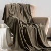 VERAMUSE Chenille Throw Blanket for Couch Lightweight Throws for Bed and Sofa