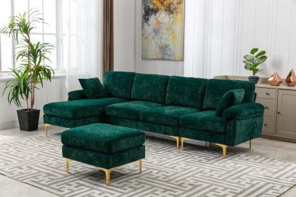 COOLMORE Accent sofa /Living room sofa sectional sofa (Color: as Pic)