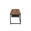 Bob TV Stand in Weathered Oak & Black