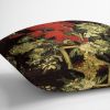 Vase with Gladioli and Carnations by Van Gogh Cushion