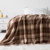 VERAMUSE Chenille Throw Blanket for Couch Lightweight Throws for Bed and Sofa