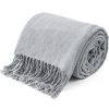 VERAMUSE Chenille Throw Blanket for Couch Lightweight Throws for Bed and Sofa