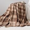 VERAMUSE Chenille Throw Blanket for Couch Lightweight Throws for Bed and Sofa