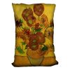 Still Life Vase with Fifteen Sunflowers by Van Gogh Cushion